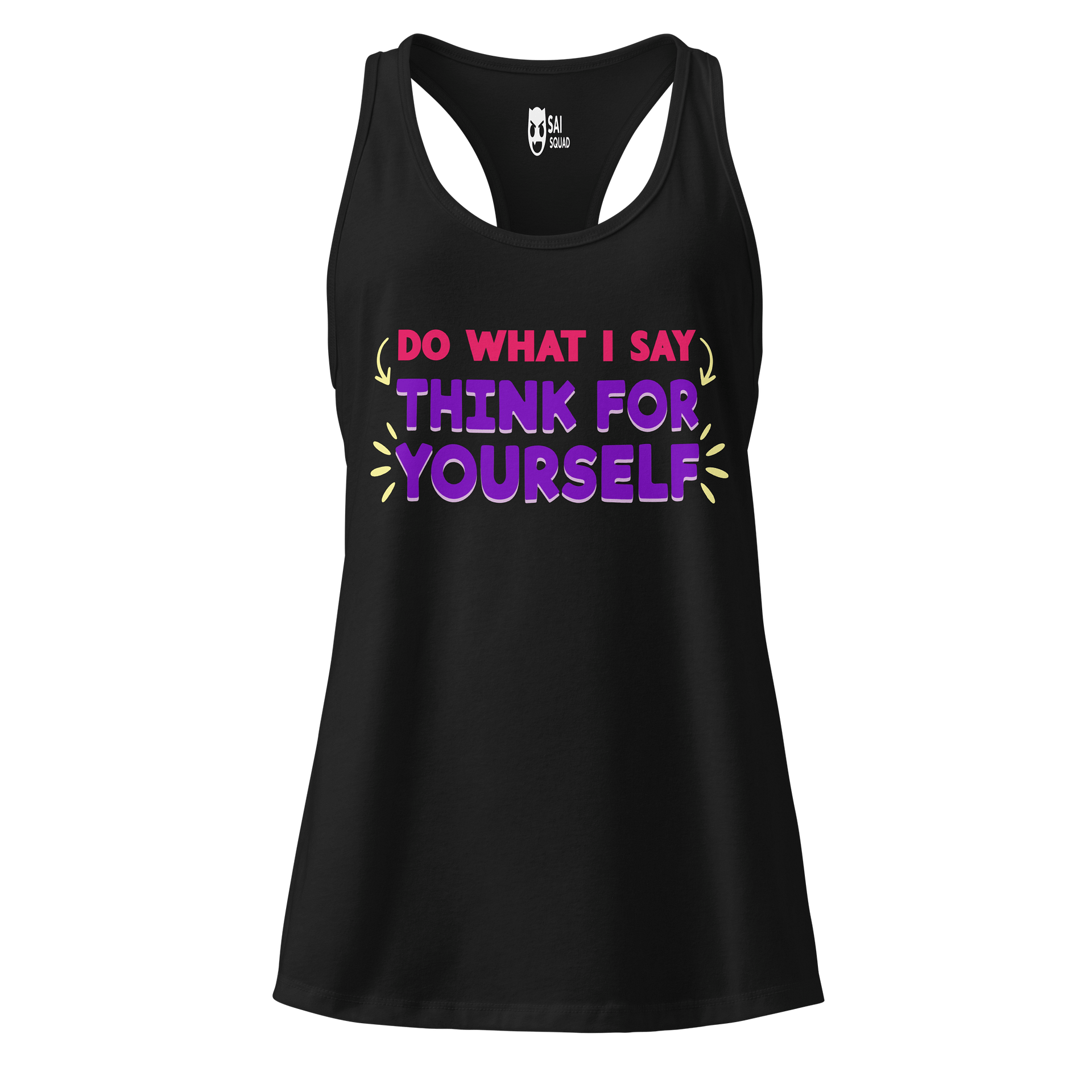 Think For Yourself Racerback Tank product image (1)