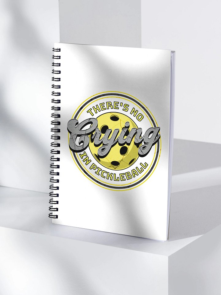 No Crying In Pickleball Spiral Notebook product image (1)