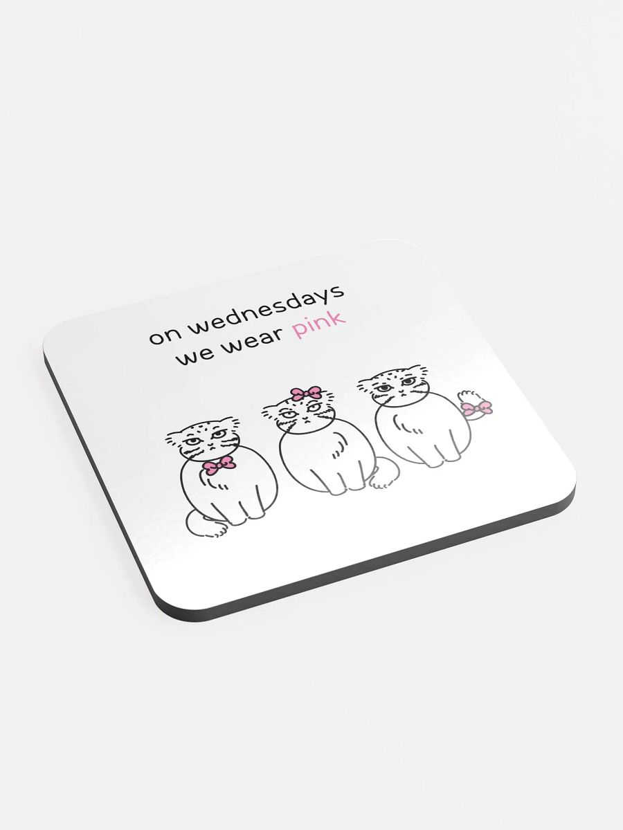 Pink Wednesdays Manul - Coaster product image (2)