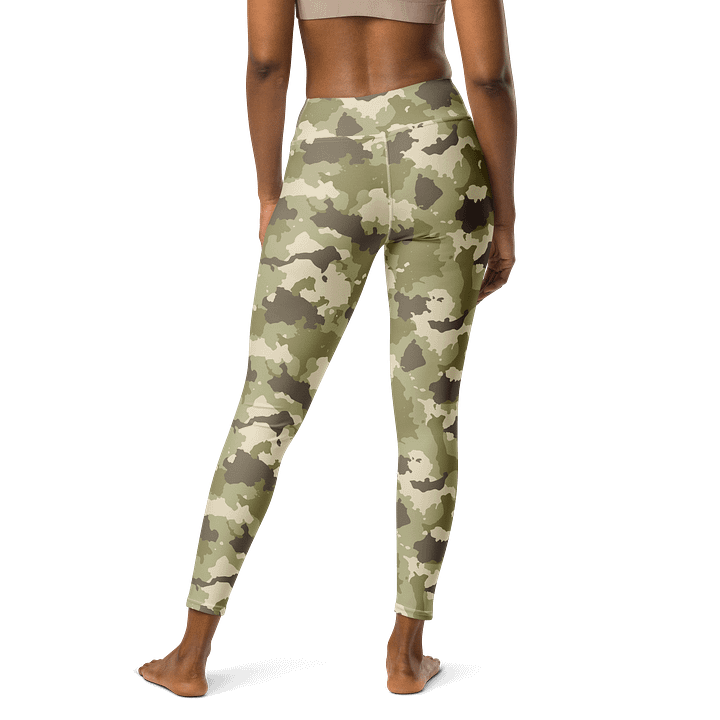 Camouflage Couture High-Waisted Leggings - Desert Tactical Pattern product image (2)