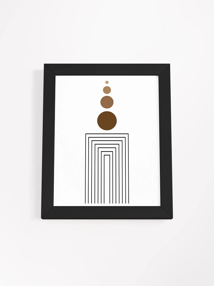 Concentric Rectangles Framed Poster product image (1)