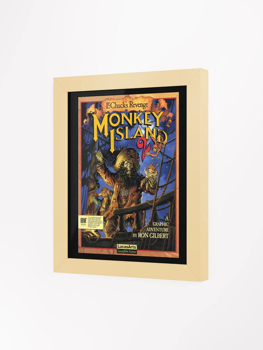 Monkey Island 2 - Framed High-Quality Matte Poster (in) product image (3)