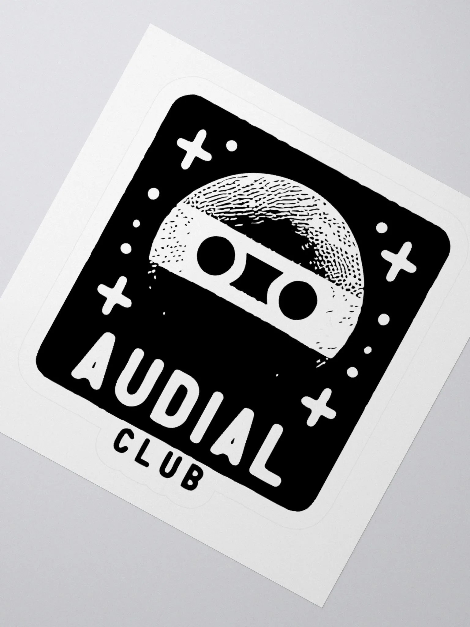 Audial Club 3" x 3" Sticker product image (2)