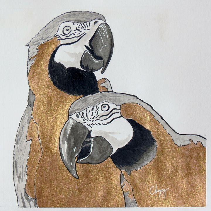 Parrots - Original Drawing product image (2)