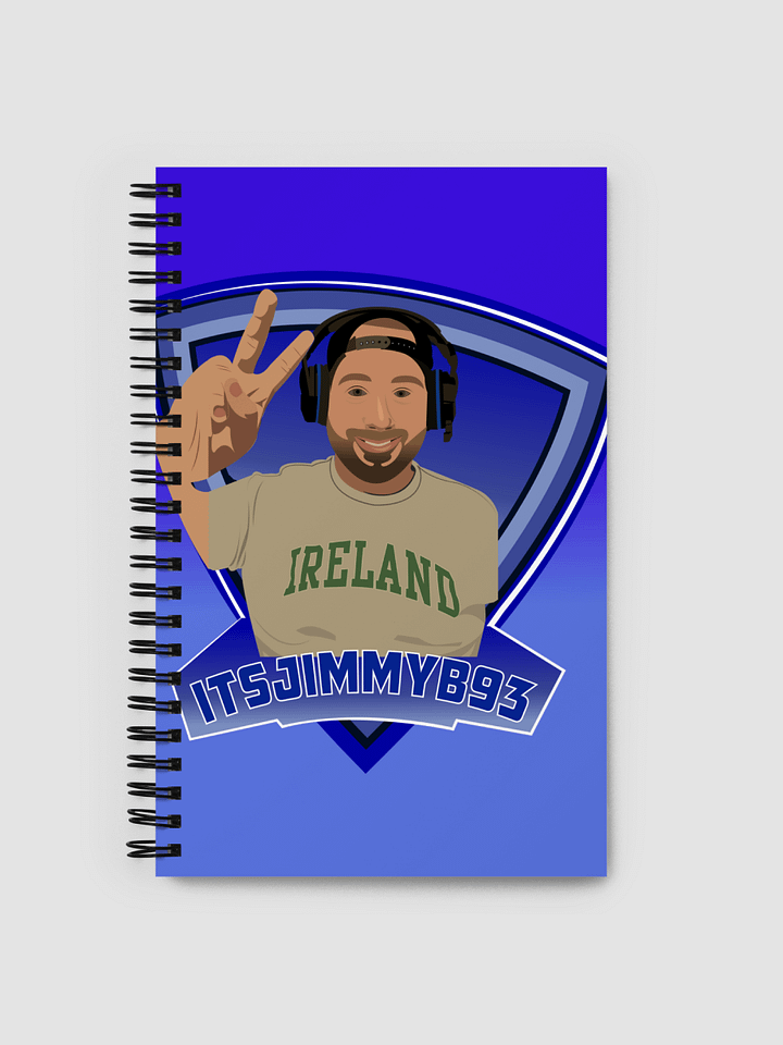 ItsJimmyB93 Logo Spiral Notebook product image (1)