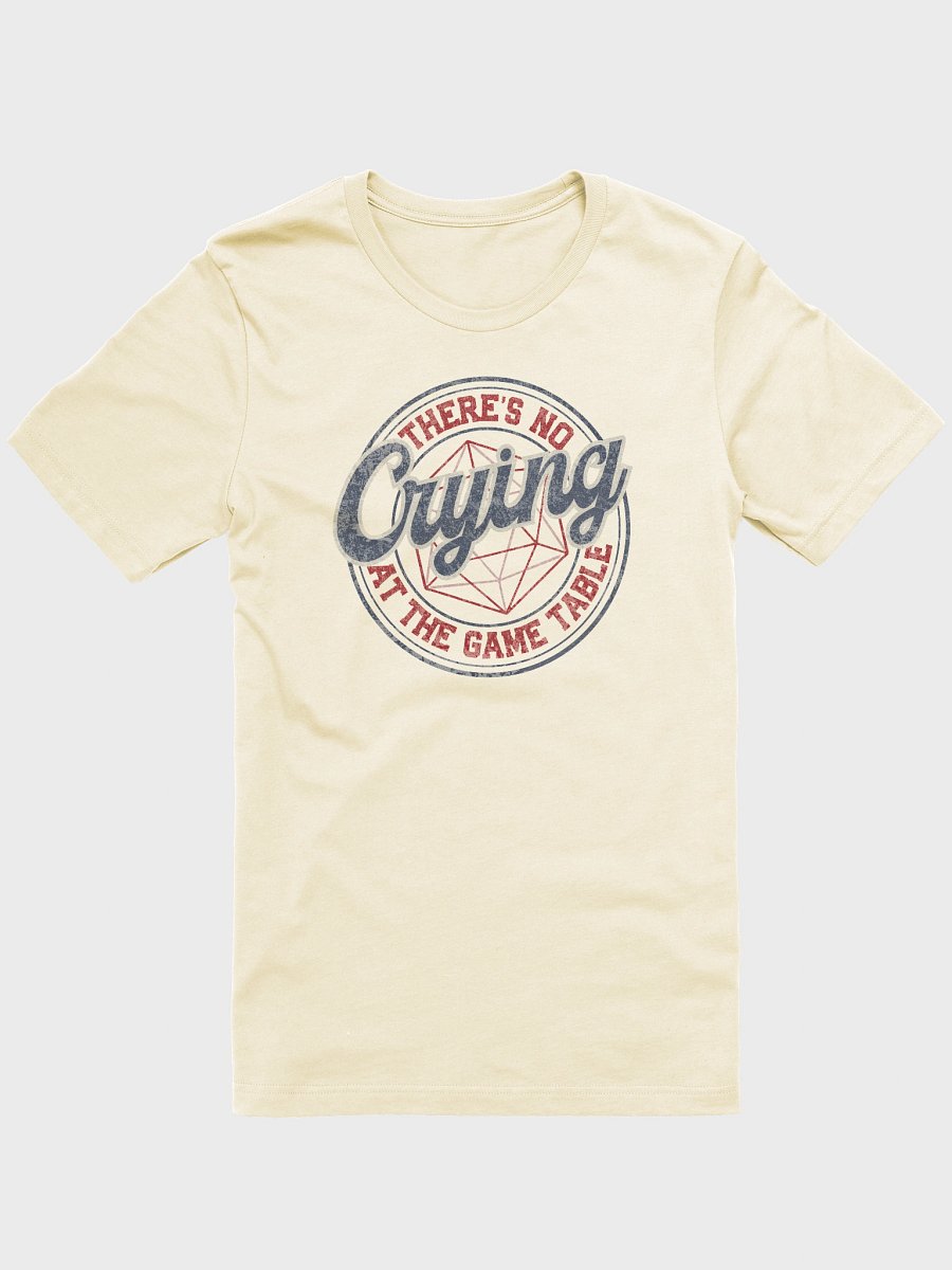 There's No Crying At The Board Game Table - Board Game T-shirt, Cream product image (2)