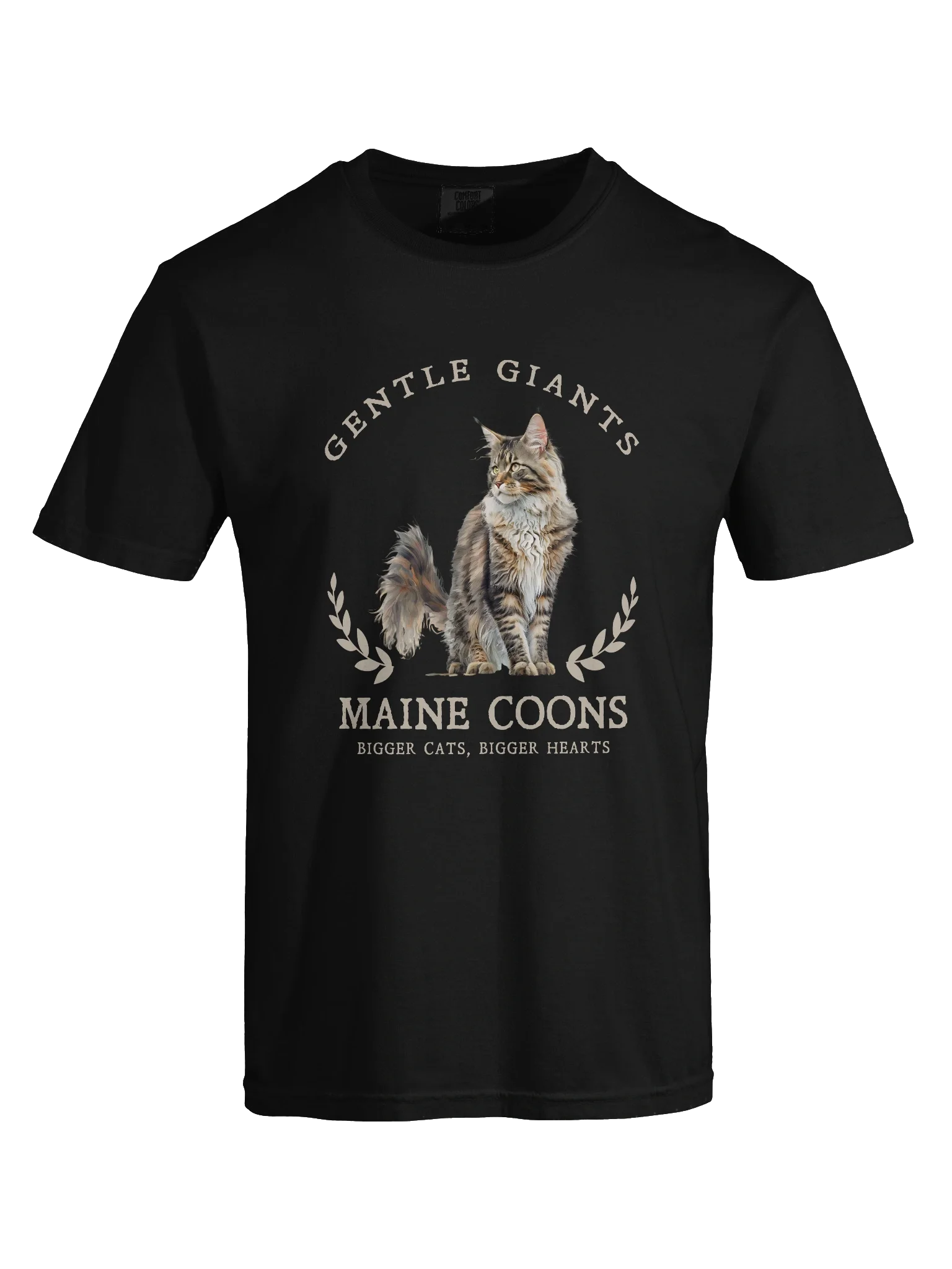 Gentle Giants Maine Coon Shirt - Relaxed Fit Heavyweight Unisex Cotton T-Shirt product image (13)
