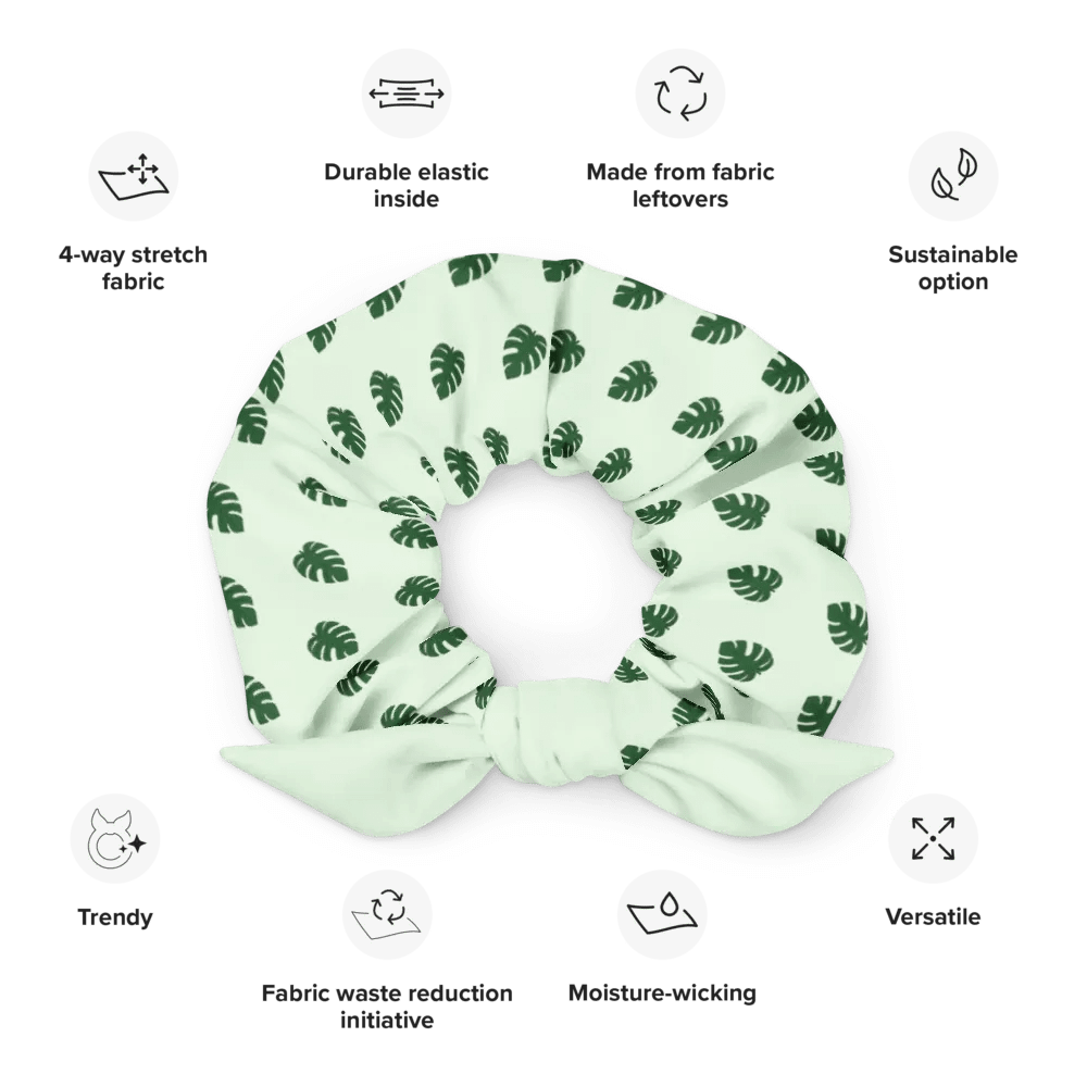 TheAnimeAthlete - Monstera Scrunchie product image (12)