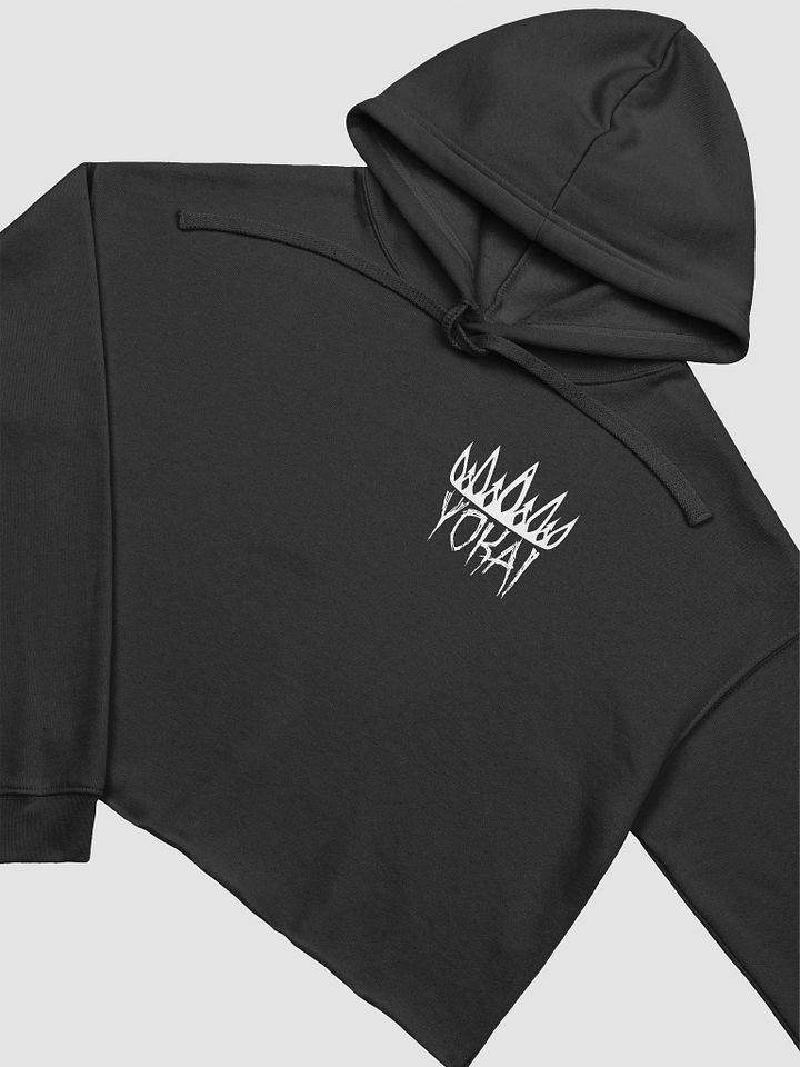 Yokai Queen (Small White Logo) - Cropped Sweatshirt product image (2)