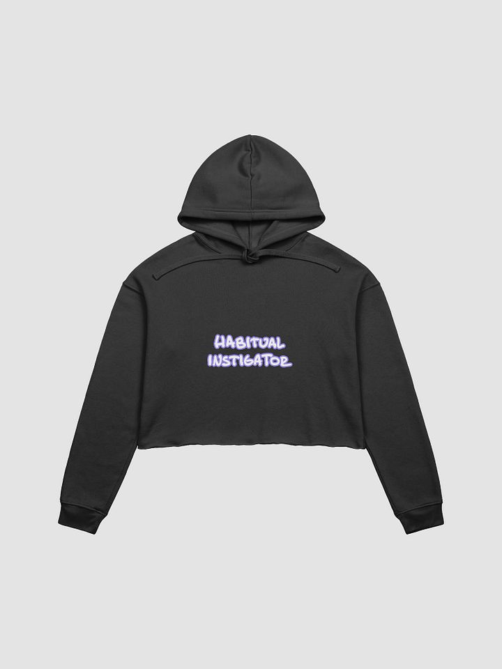 HABITUAL INSTIGATOR (lined design, #9081ED) fleece cropped hoodie product image (10)