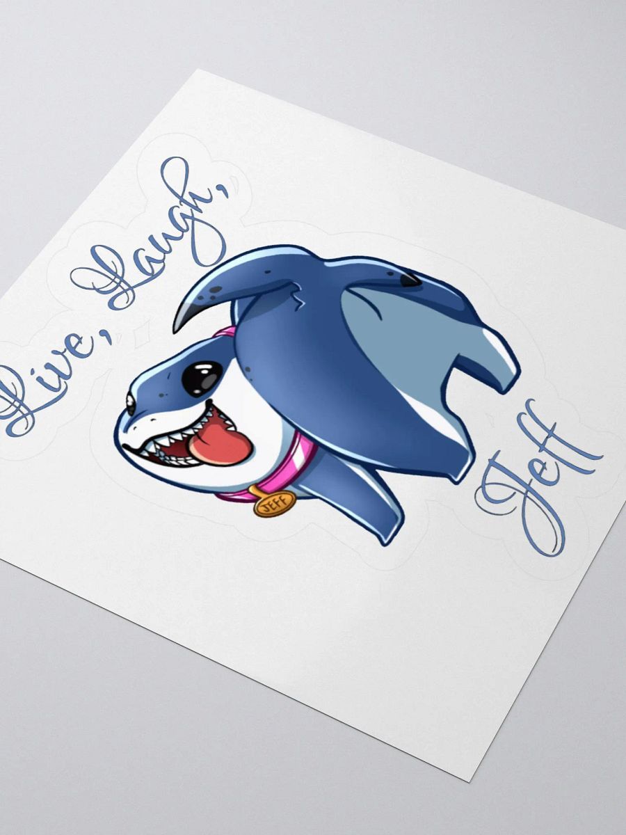 Live, Laugh, Jeff Rivals KissCut Sticker product image (7)