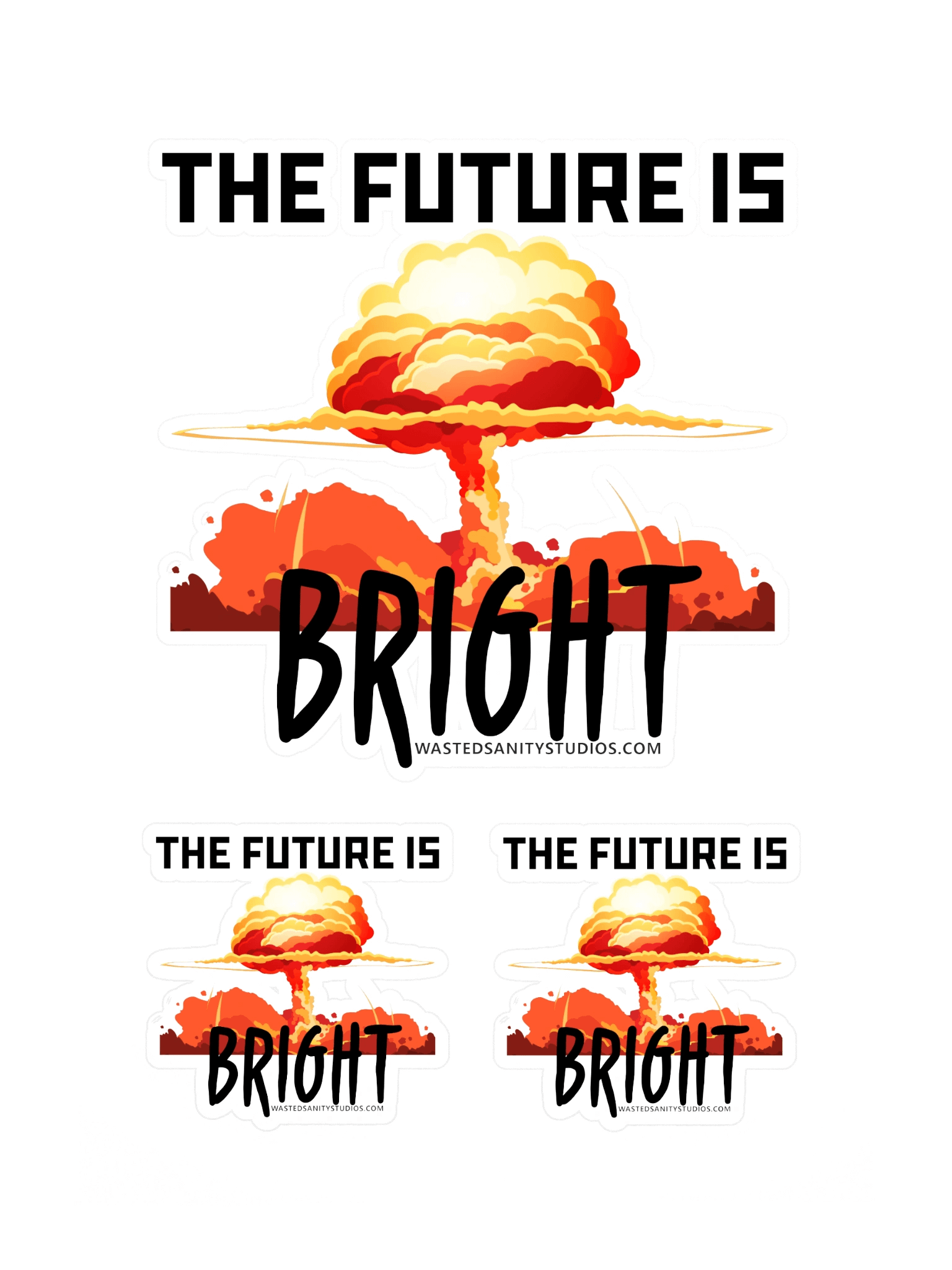 The Future Is Bright Sticker Sheet product image (3)