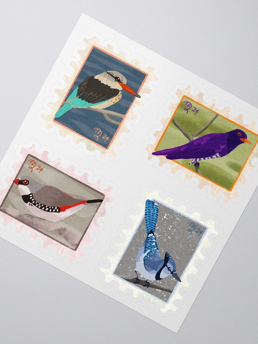 Bird Stamp Stickers Set 04 – Birbfest 2024 product image (2)