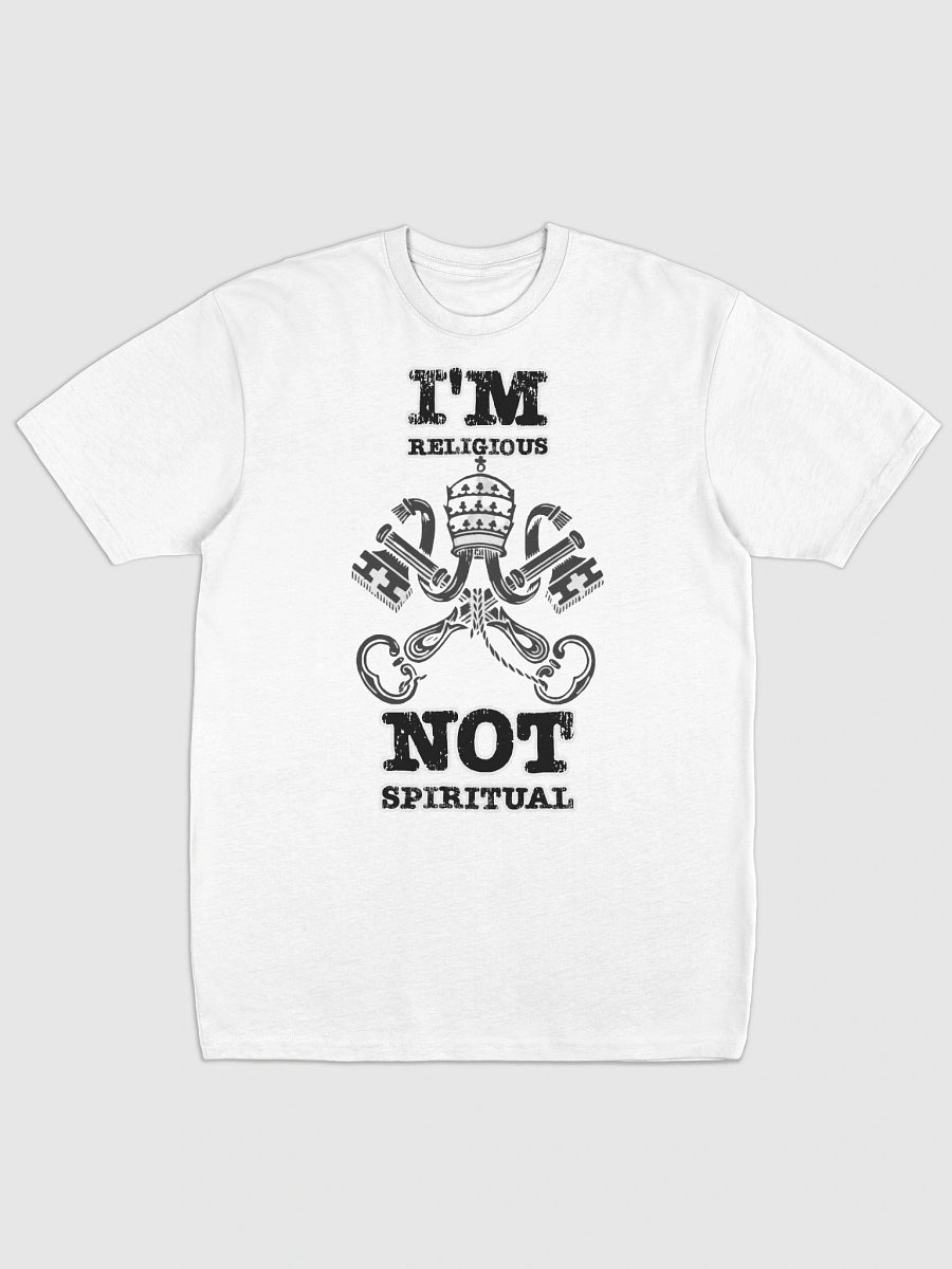 Religious, Not Spiritual Tee - White product image (1)