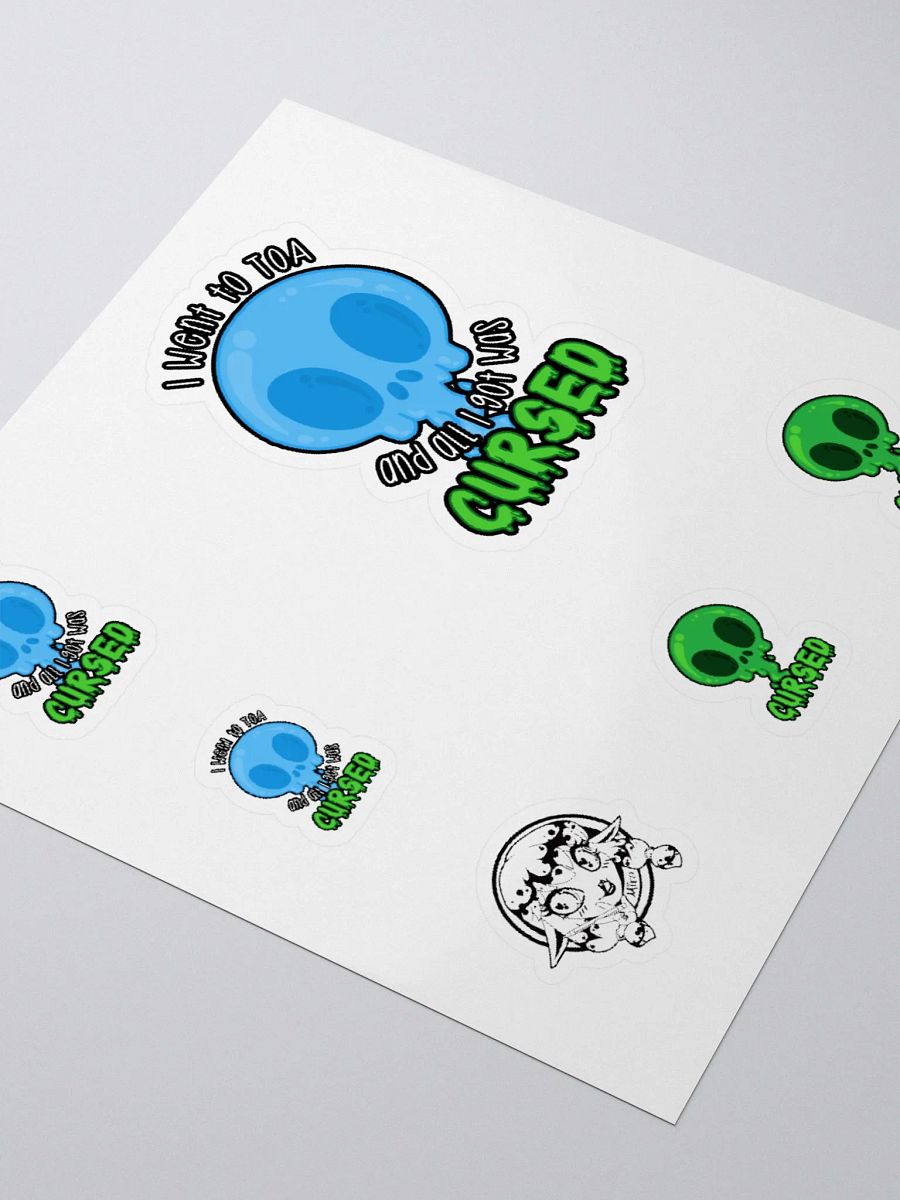 All I Got Was Cursed - Mage - Sticker Sheet product image (3)