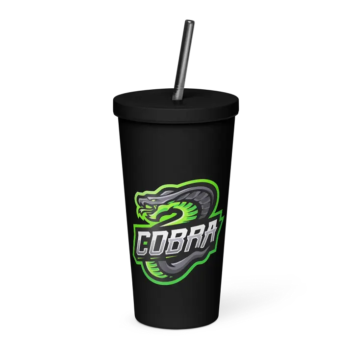 Cobra Insulated Tumbler with a Straw product image (1)