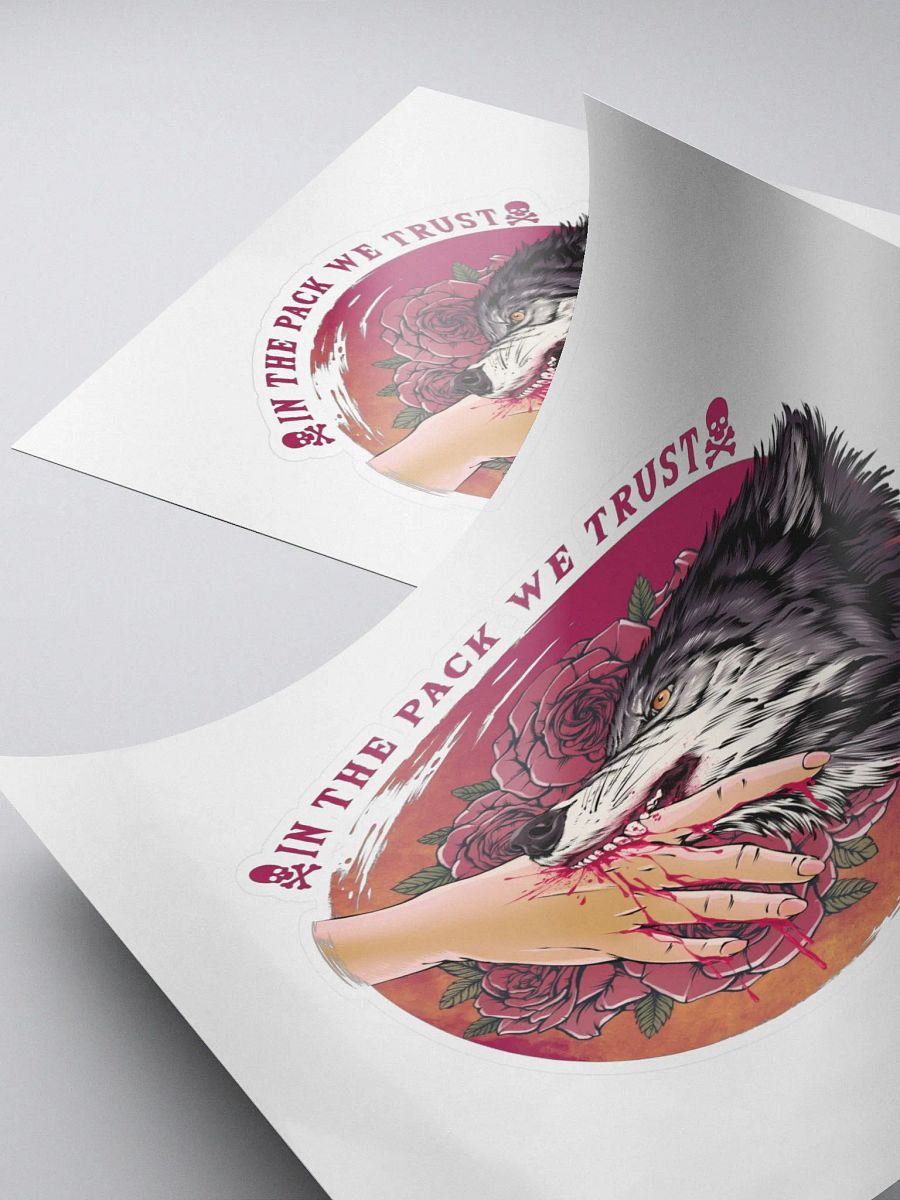 In the Pack We Trust Sticker product image (4)