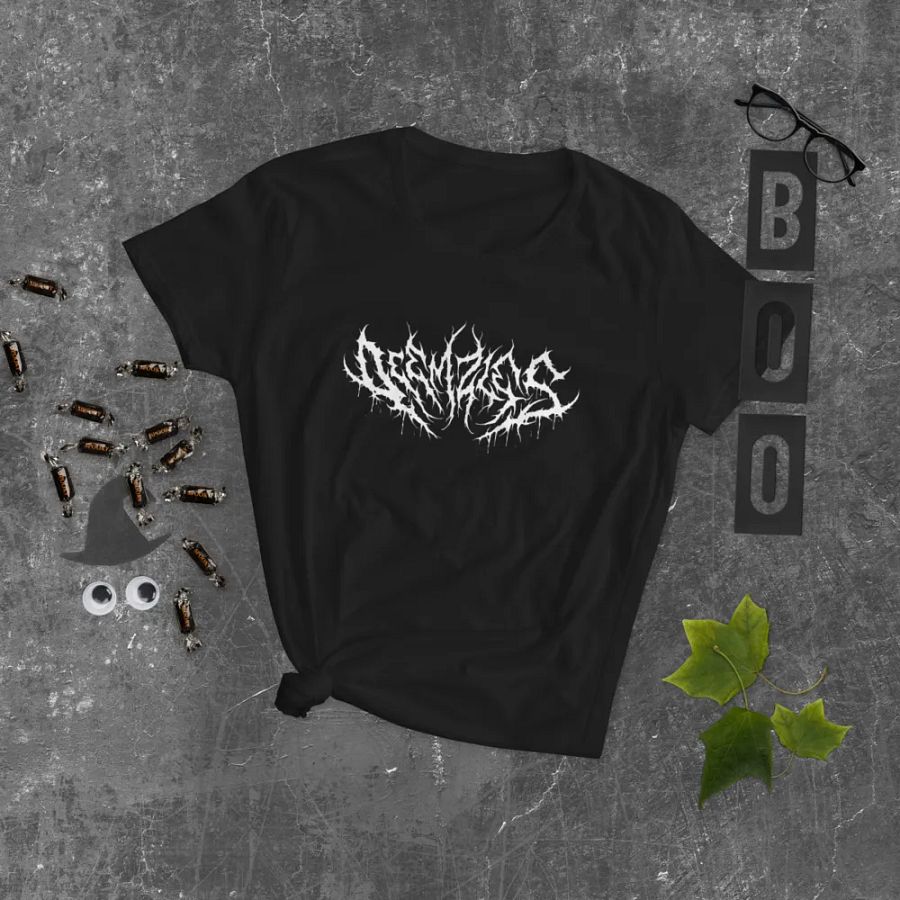 Deemzies - Death Metal logo Women's T-shirt - White Print product image (4)