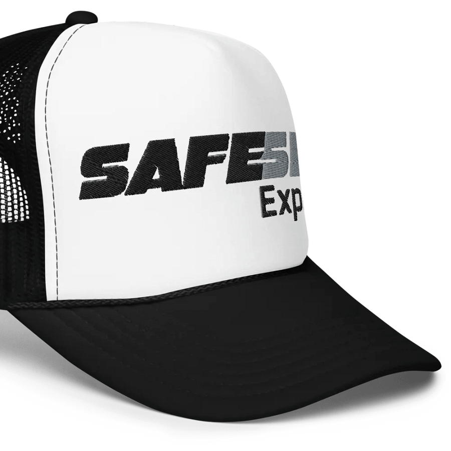 Safe Sex Black/White Trucker Hat product image (7)
