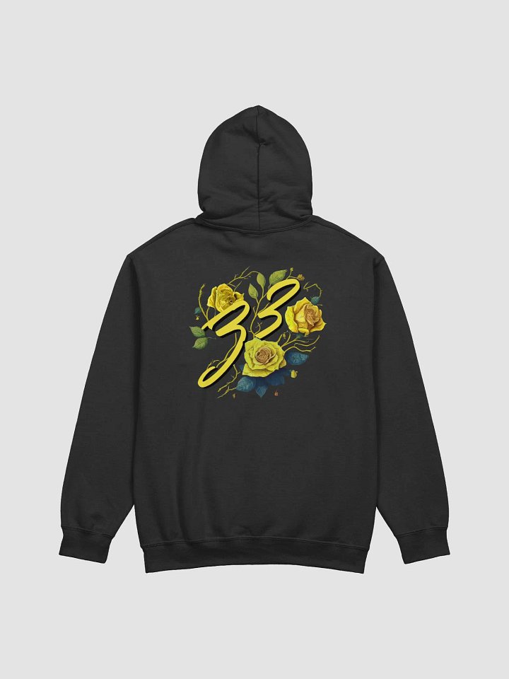 C33 Floral Gold Hoodie Back product image (22)