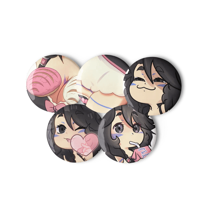 Pin Button Duskymotes 04 - Set of 5 product image (2)
