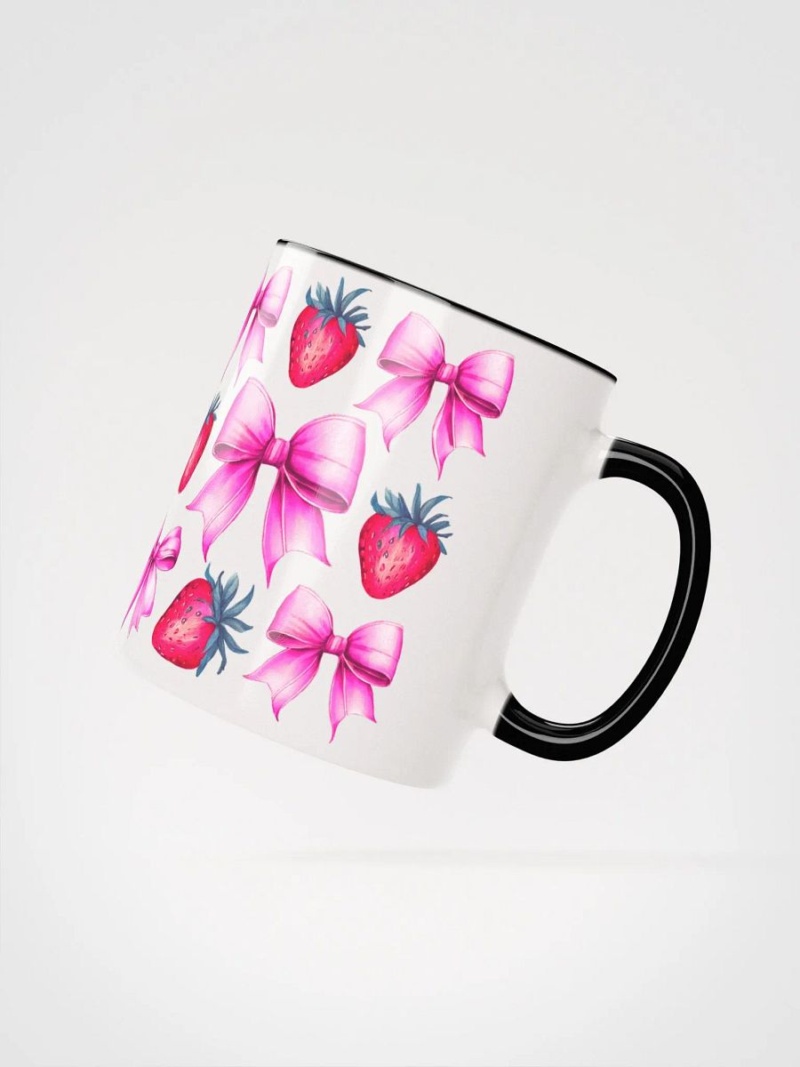 Strawberry Bow Elegance Ceramic Mug product image (11)