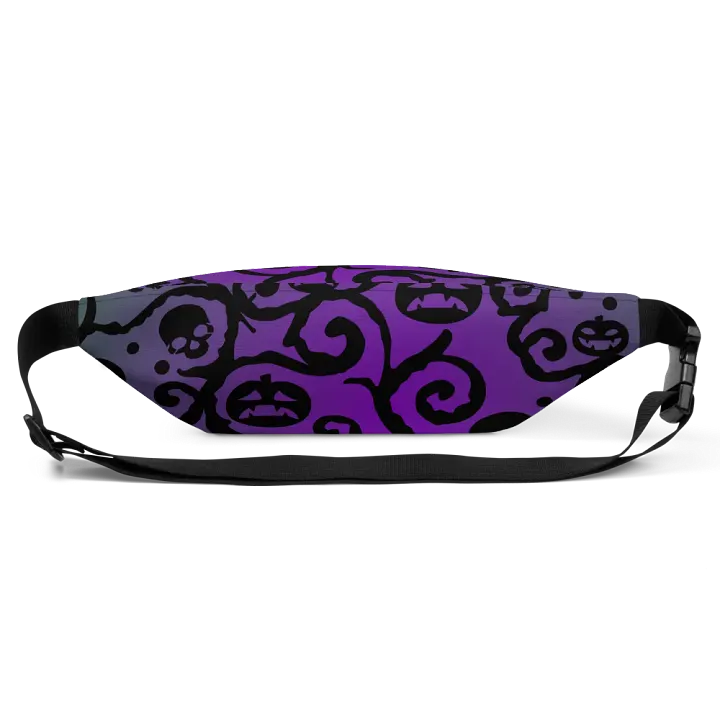 Green & Purple Scary Pumpkins Skull Fanny Pack product image (1)