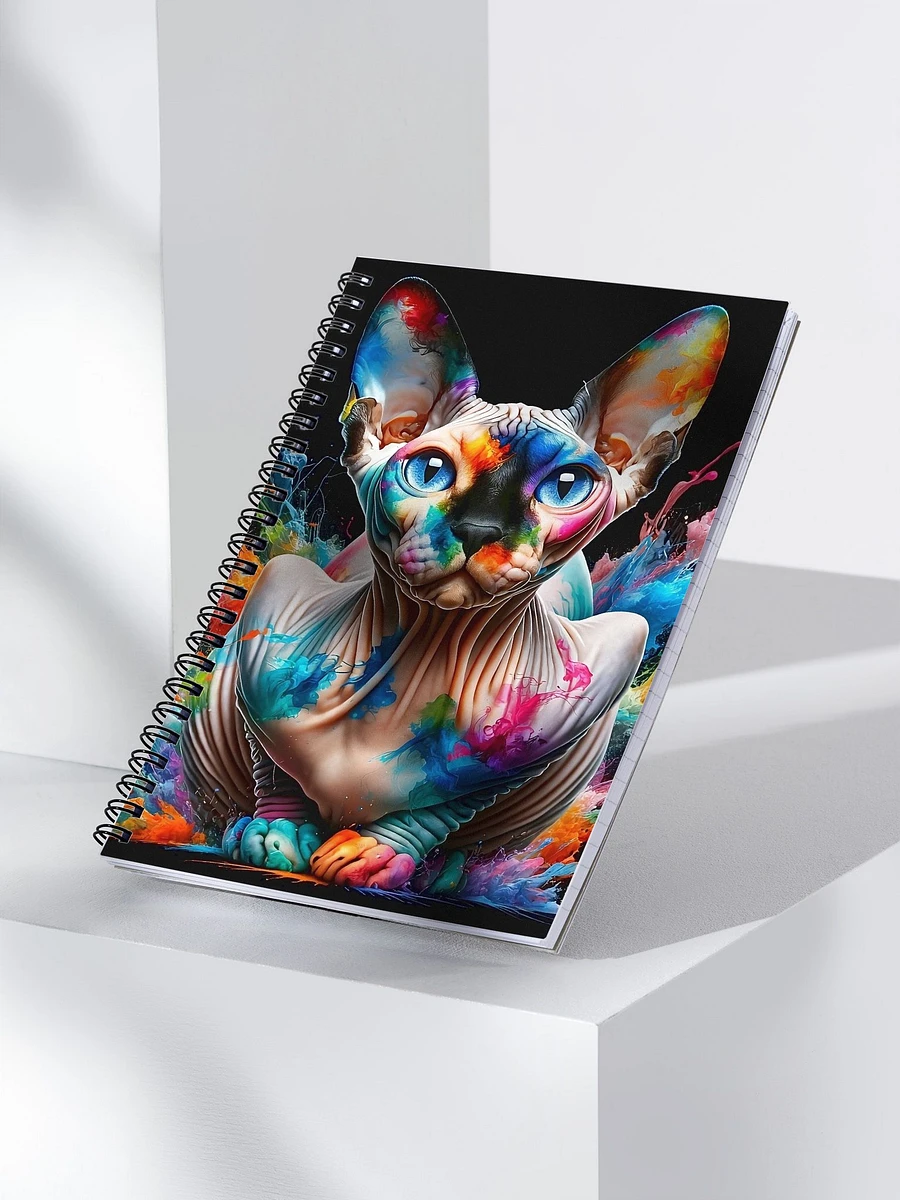 Spiral Notebook: Sphynx product image (3)