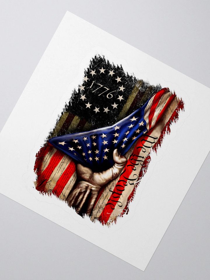 We the People Kiss Cut Stickers product image (2)