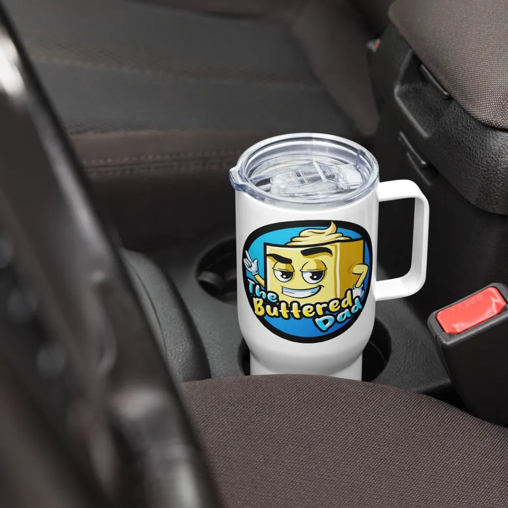 TheButteredDad Travel Mug With Handle product image (4)