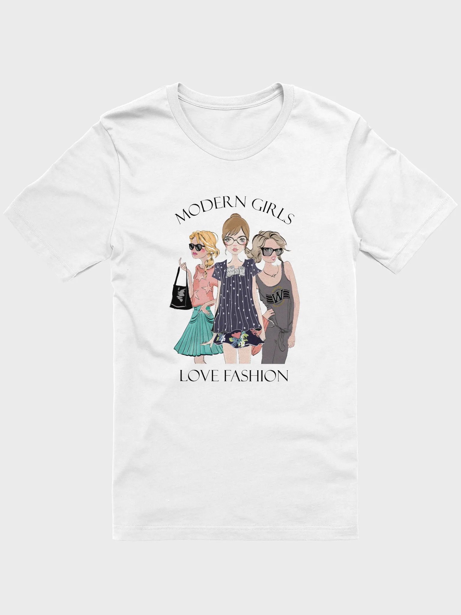 Modern Girls Love Fashion Girl Women's Fashion T-Shirt product image (41)