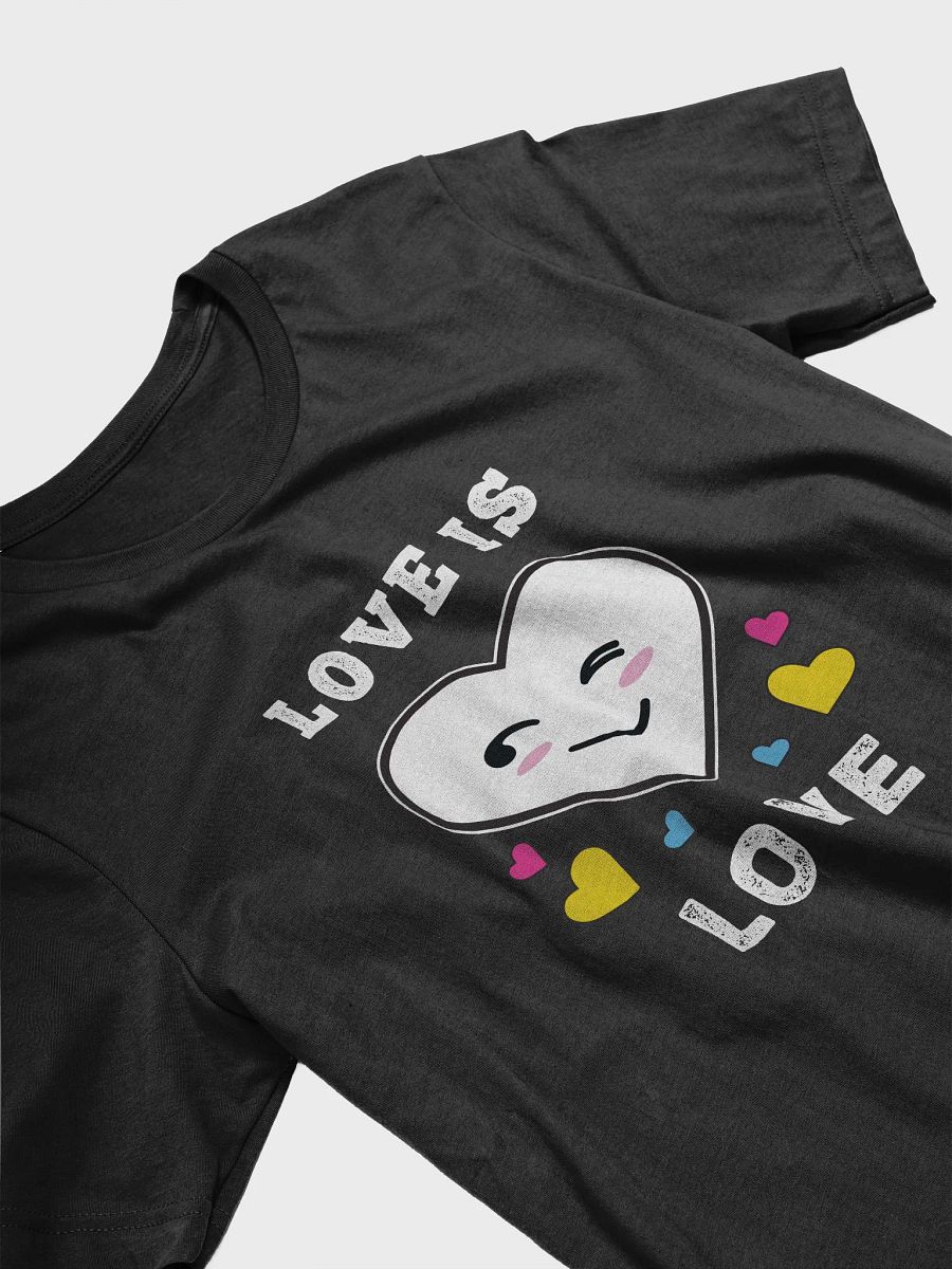 Heart Face Love Is Love LGBTQ Pansexual Pride T-Shirt product image (3)