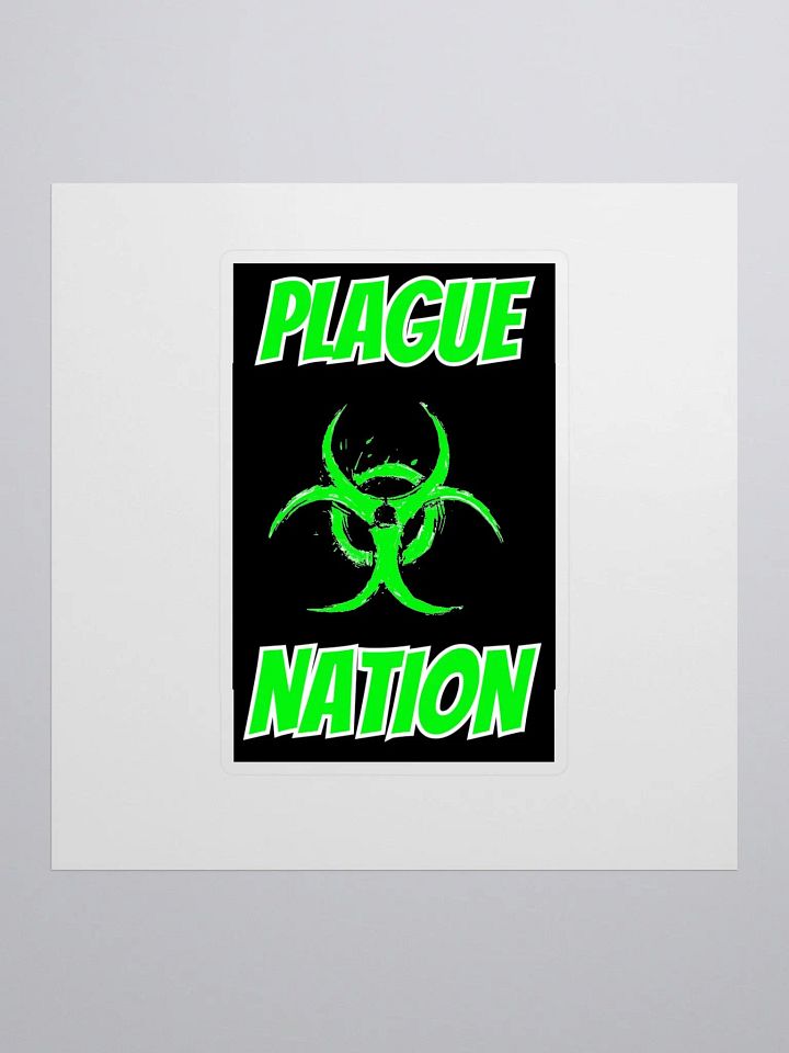 PLAGUE NATION Biohazard sticker product image (1)