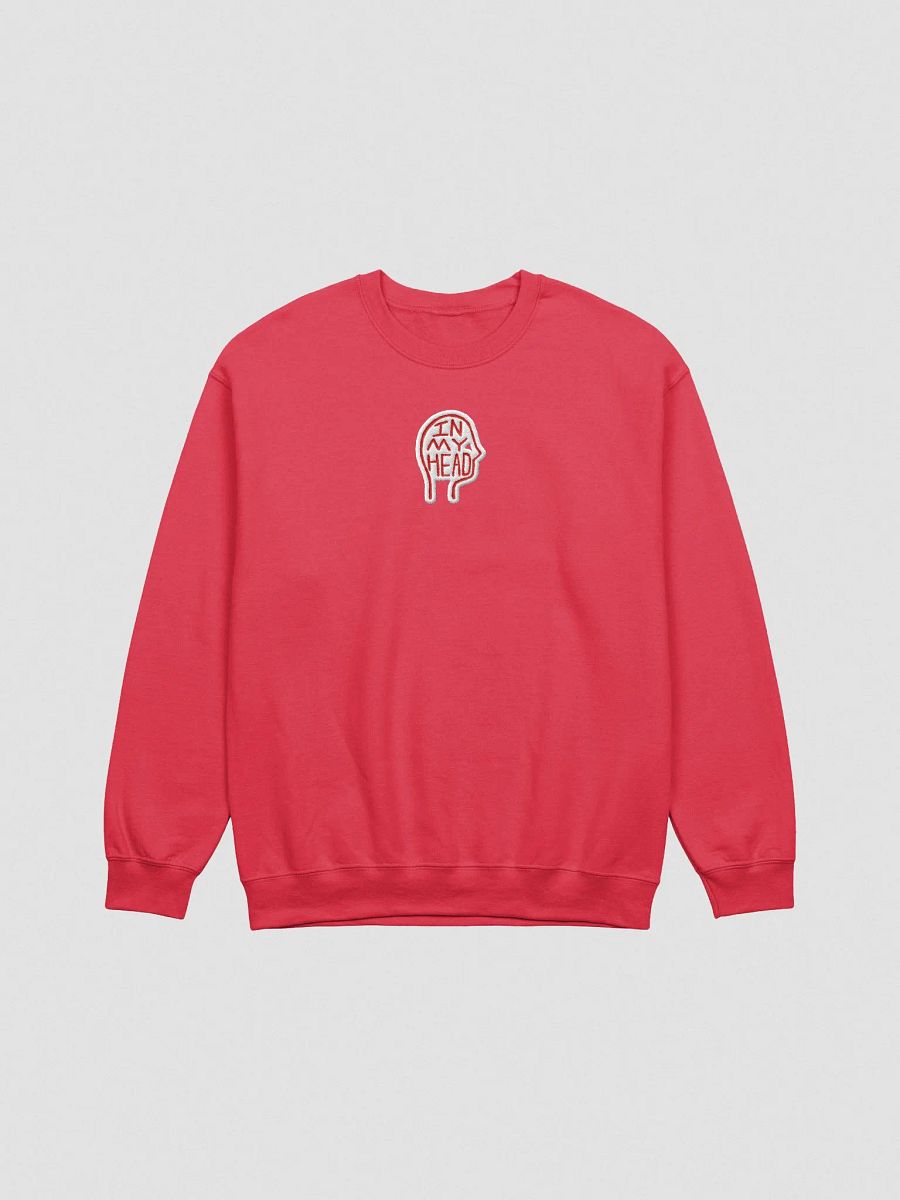In My Head embroidered crewneck (red bubble design) product image (2)