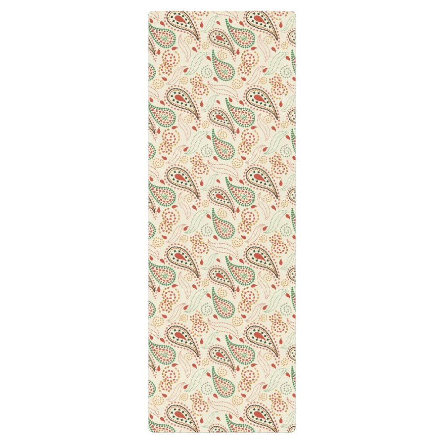 Tropical Paisley Exercise Mat product image (1)