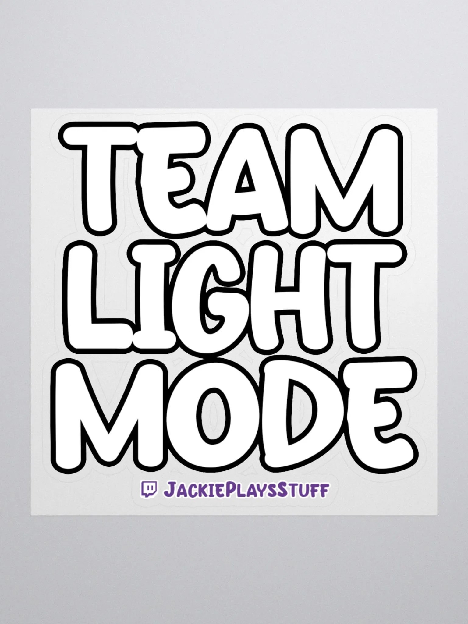 Team Light Mode Sticker product image (1)