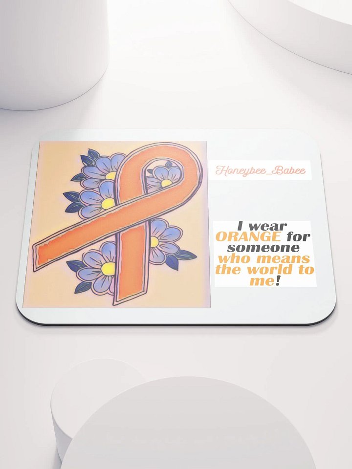 I wear orange mousepad product image (1)
