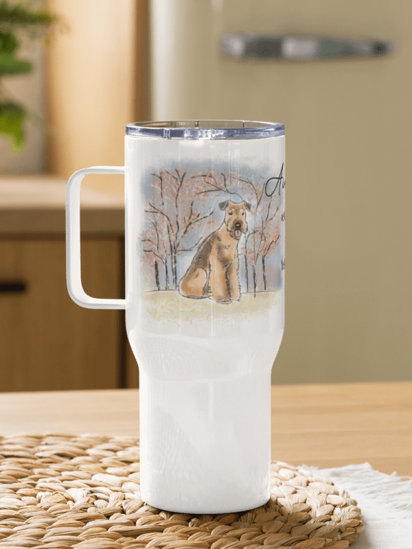 Twinkling Airedale Tales Travel Mug product image (10)