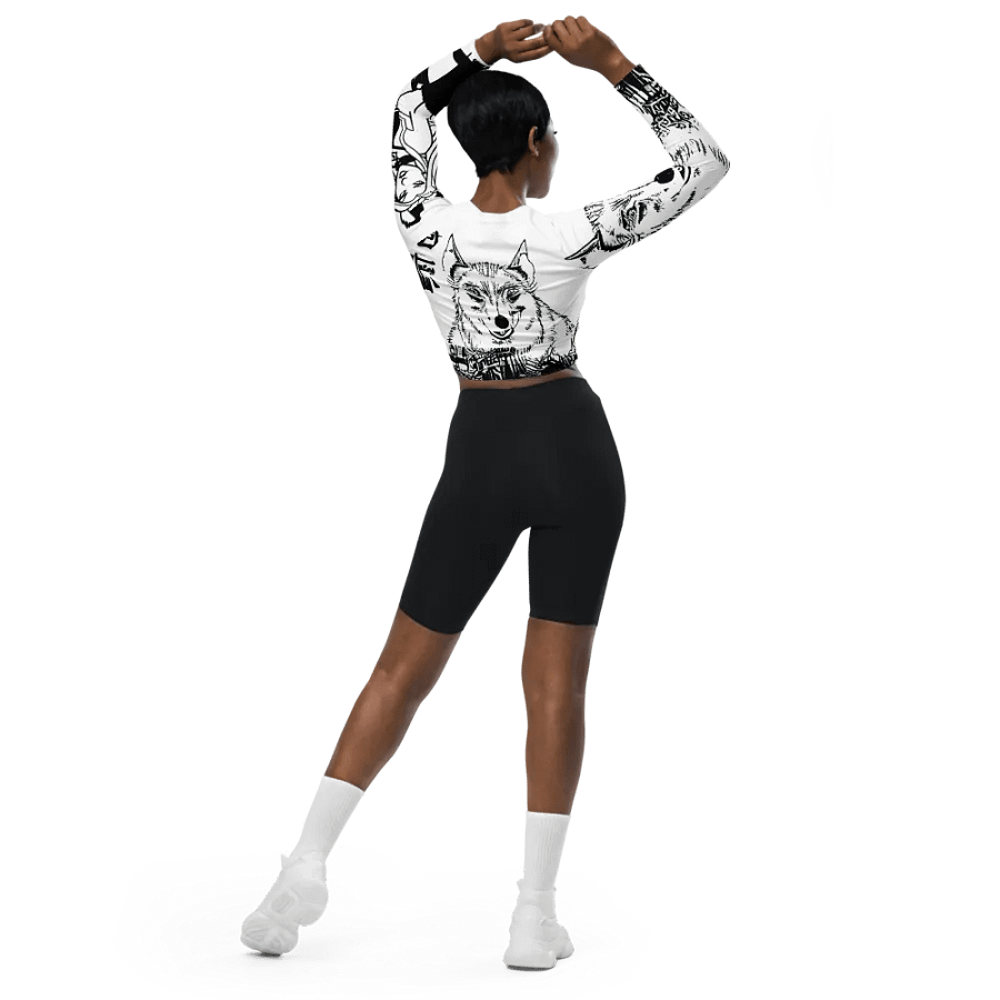 Flame Fusion Recycled Crop Top product image (5)