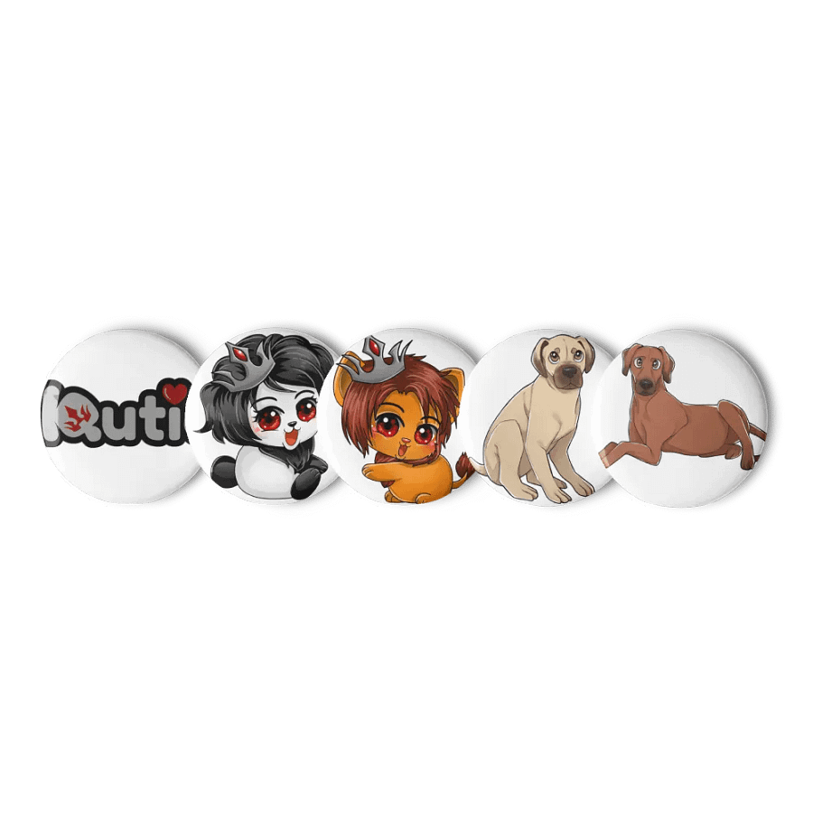 Set of 5 KQ Pins product image (3)