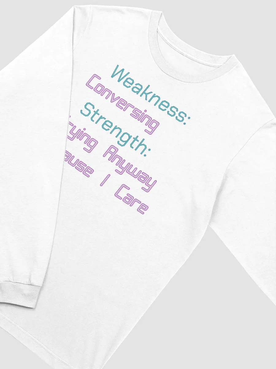 Social Weakness & Strength Long Sleeve Tee product image (39)