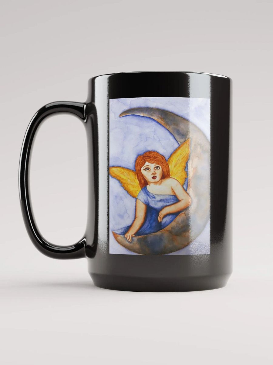 MOONWATCHER black glossy mug product image (4)