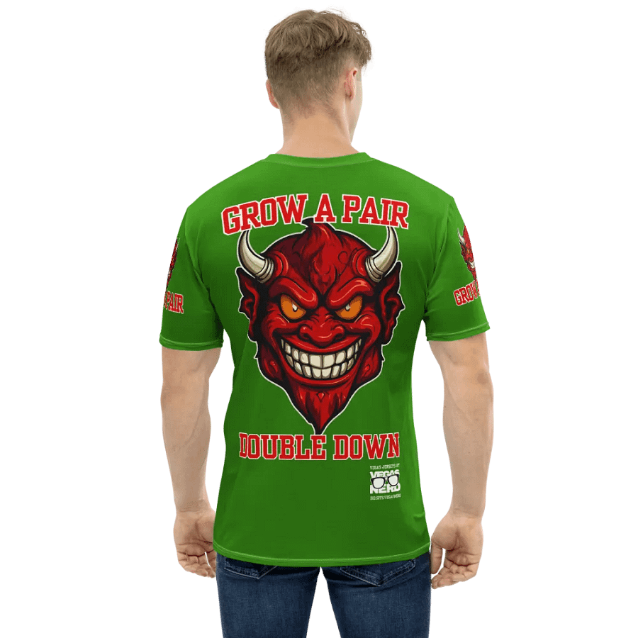 Grow A Pair - Double Down AOP Polyester Tee product image (4)