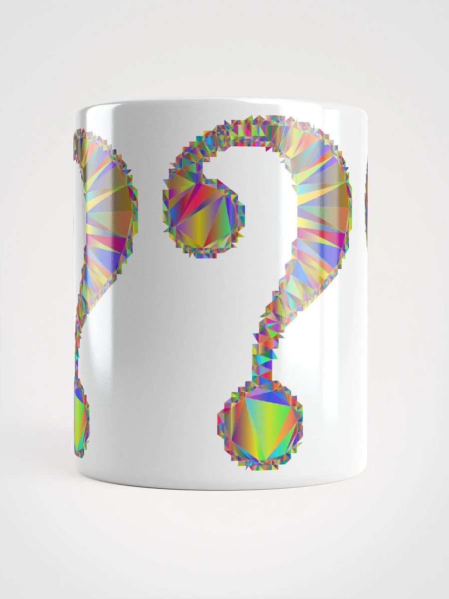 White Glossy Coffee mug-Question Mark Symbol product image (9)