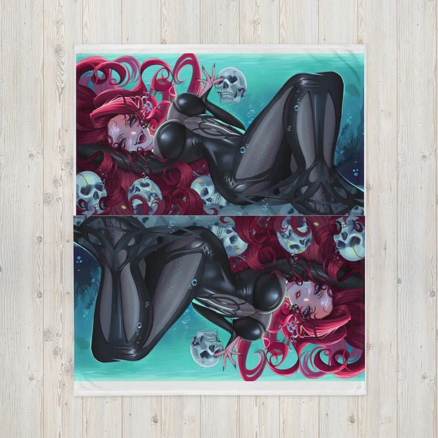 Deadly Beautiful Skulls Blanket product image (4)