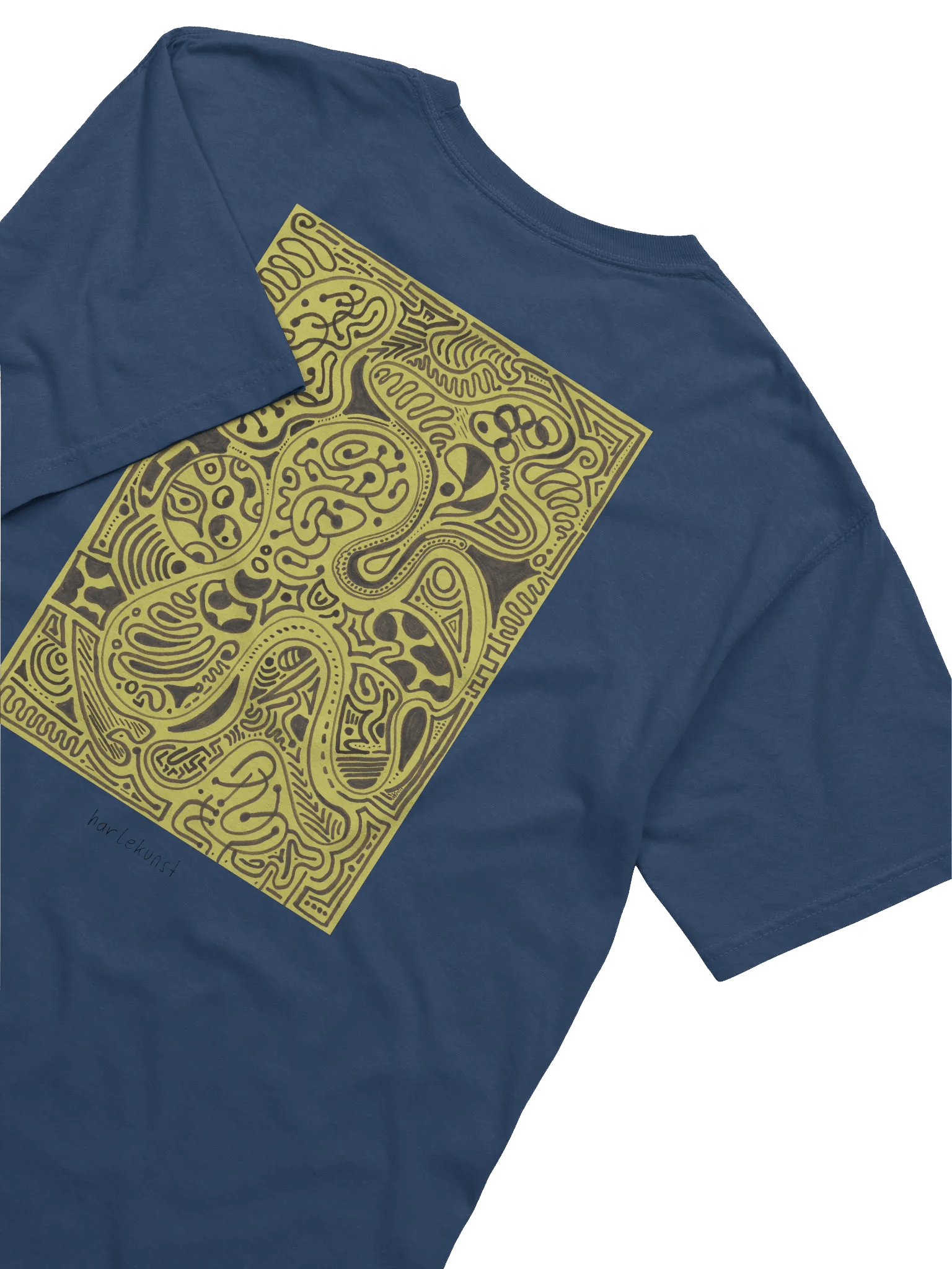 Envelop Me: Yellow Print - Comfort Tee product image (1)