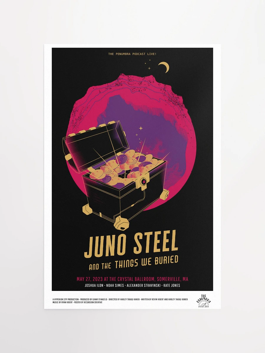 Juno Steel and the Things We Buried LIVE Show Poster product image (11)