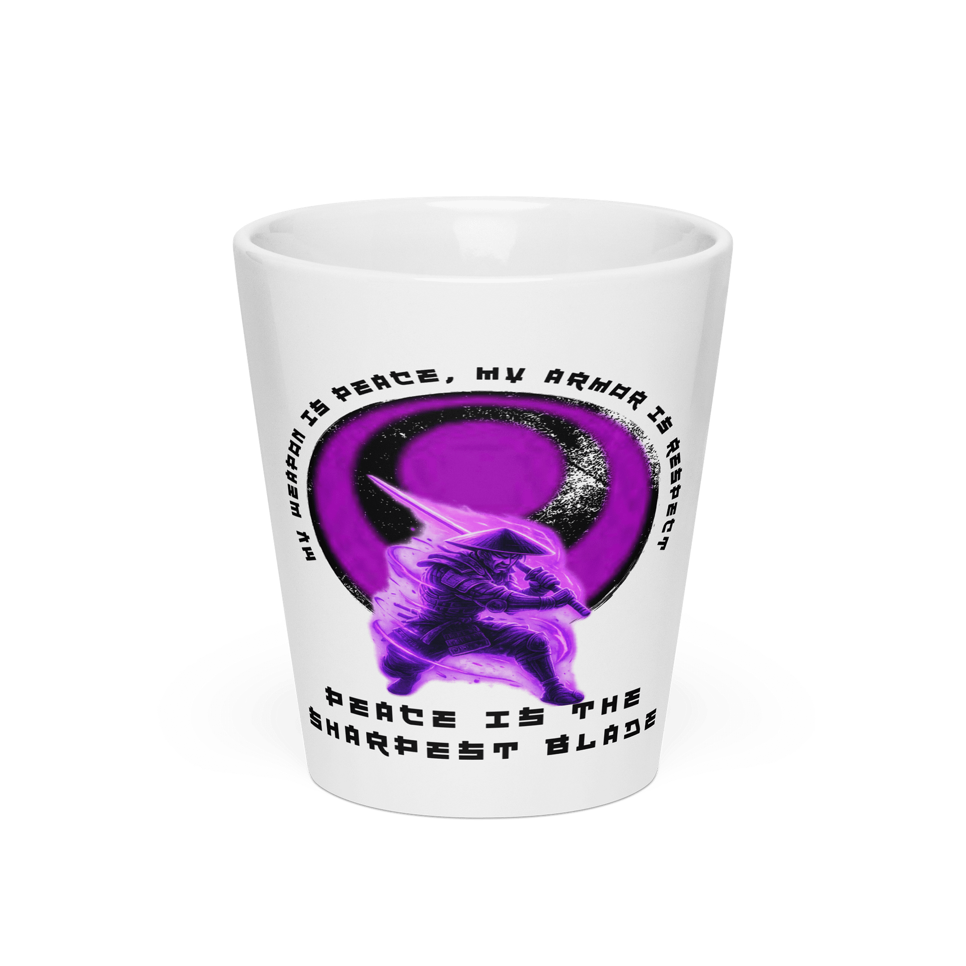 Samurai Words of the samurai latte mug product image (3)
