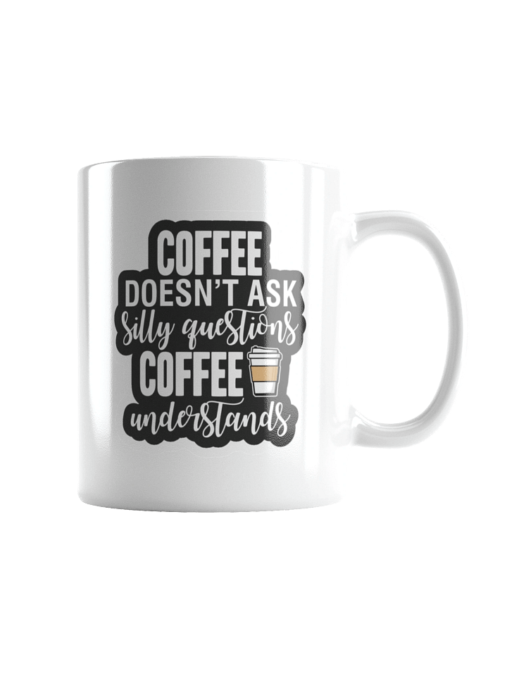 Coffee Wisdom White Glossy Mug product image (1)