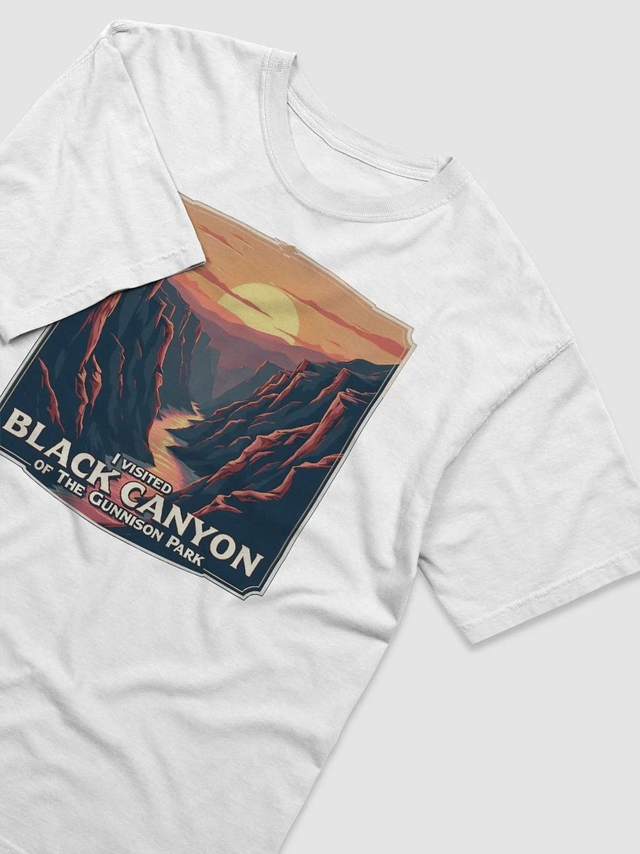 Black Canyon of the Gunnison National Park Retro Canyon Art – Colorado product image (3)